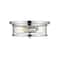Z-Lite Savannah 2 Light Flush Mount, Chrome & Clear 462F11-CH - alternate 4